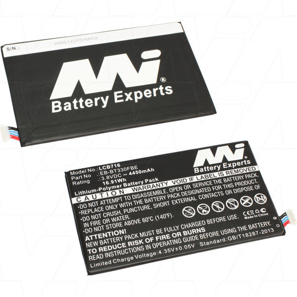 MI Battery Experts LCB716 Tablet battery suitable for Samsung Galaxy Tab 4 8.0 3G