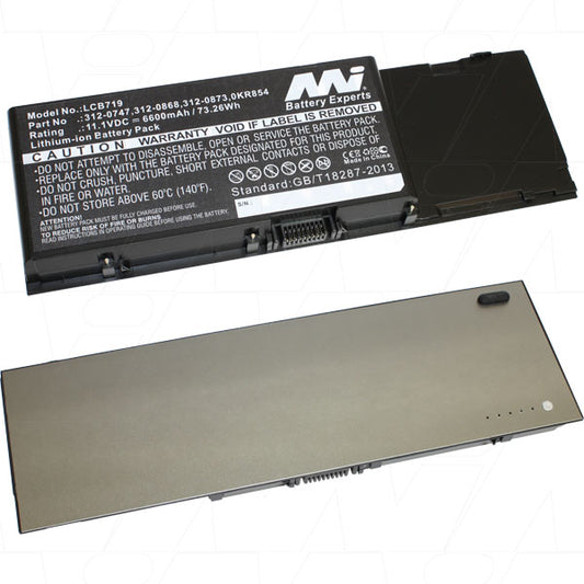 MI Battery Experts LCB719 Laptop battery suitable for Dell Inspiron 1501, 6400, E1505, Latitude 131L, Precision M6400, M6500, Vostro 1000