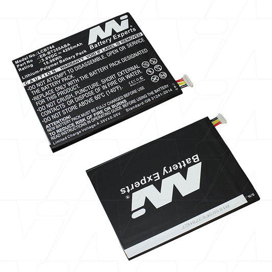 MI Battery Experts LCB744 Tablet battery suitable for Samsung Galaxy Tab A 8.0