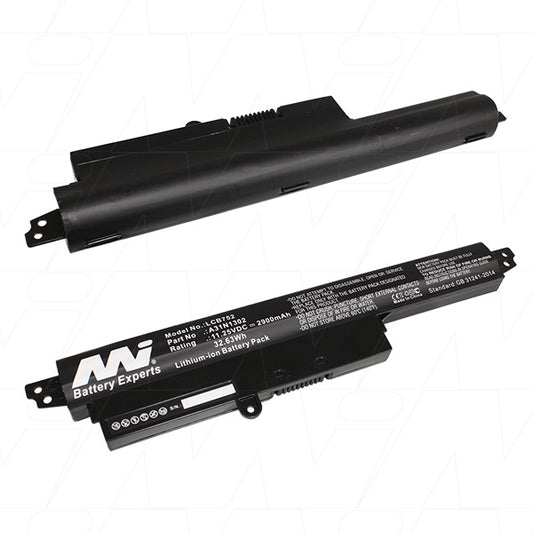 MI Battery Experts LCB752 Laptop battery suitable for Asus ATHEROS, VivoBook F200CA, X200CA, X200MA