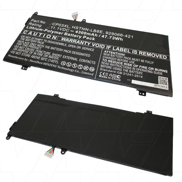 MI Battery Experts LCB775 Laptop battery suitable for HP Spectre X360