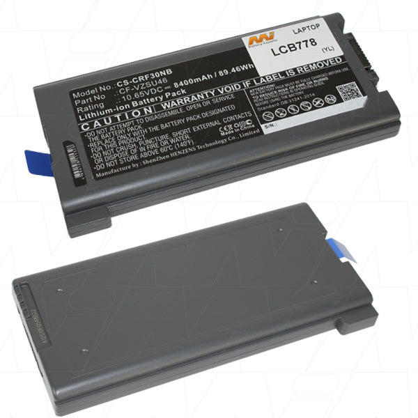 MI Battery Experts LCB778 Laptop battery suitable for Panasonic Toughbook CF-30, CF-31, CF-53