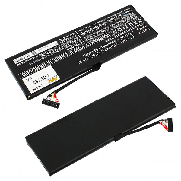 MI Battery Experts LCB782 Laptop battery suitable for MSI GS40 6QD / 6QE, GS43VR 6RE / 7RE