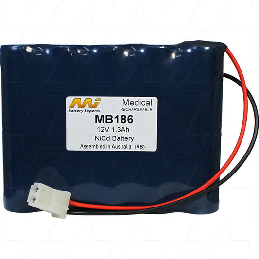 MB186 Medical battery suitable for Burdick EK10ECG / Elite & Elite 2