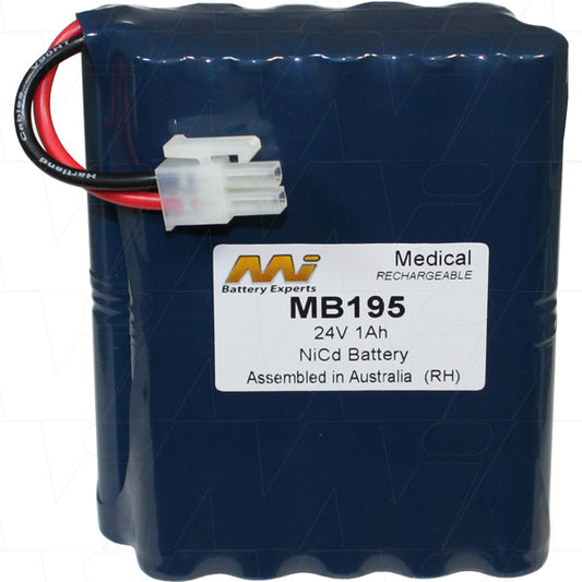 MI Battery Experts MB195 Medical battery suitable for Cardioline Delta 1, Delta 1 Plus & Delta 3 ECG