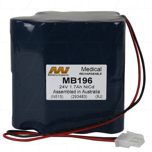 MI Battery Experts MB196 Medical battery suitable for Cardioline Delta 60 Plus ECG