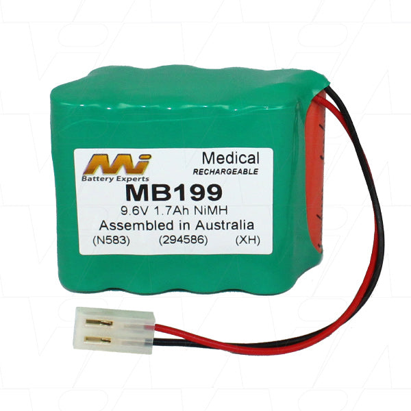 MB199 Medical battery suitable for Cardioline AR600 ECG-EKG machine