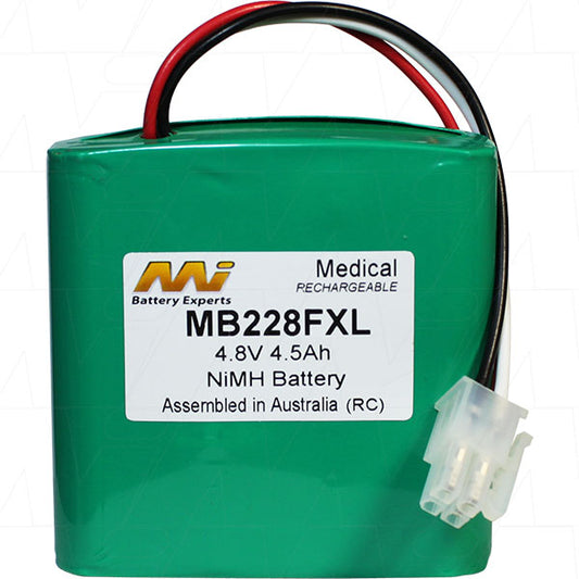 MB228FXL Medical battery suitable for Cosmed Spirometer Pony FX - large battery