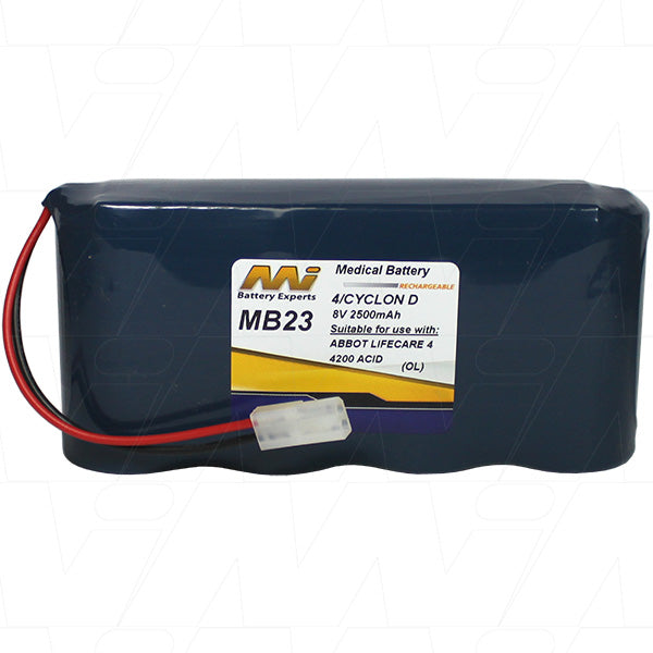 MB23 Medical battery suitable for Abbott Medical Electronics Lifecare 4,4P,5