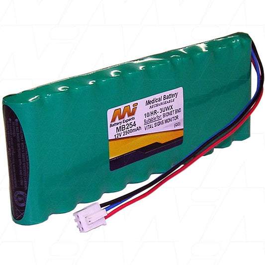 MB254 Medical battery suitable for Bionet BM3 vital signs monitor (refurbishment)