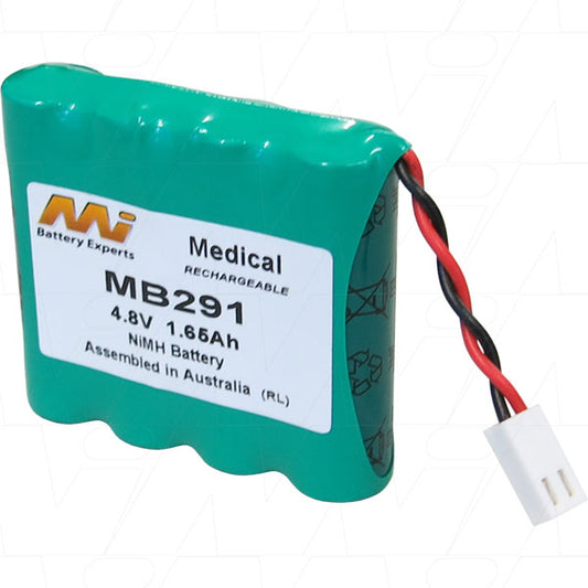 MB291 Medical battery suitable for Delfi Medical Innovations tourniquet