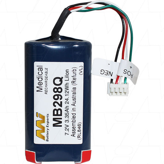 MB298Q Medical battery suitable for Drager Infinity M540 (Refurbishment)