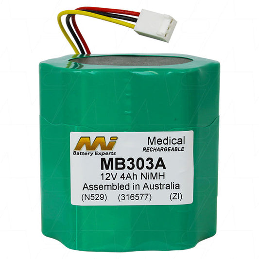 MB303A Medical battery suitable for GE Heathcare/Mediwatch Portascan Bladder Scanner PA-00141