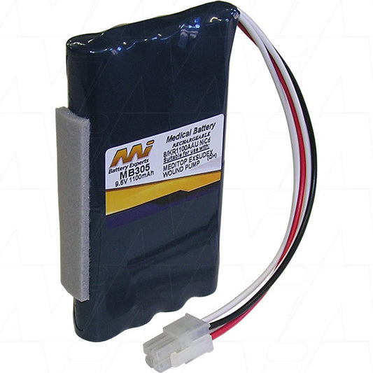 MB305 Medical battery suitable for Meditop Exsudex Wound Pump