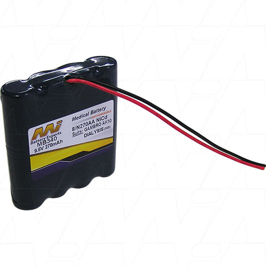 MB340 Medical battery suitable for Gambro AK10 Dialysis