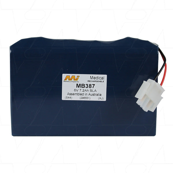 MB387 Medical battery suitable for HP/Philips Pagewriter M1770A, 1771A, 1772A, 100, 200I, 300PI & M2460A