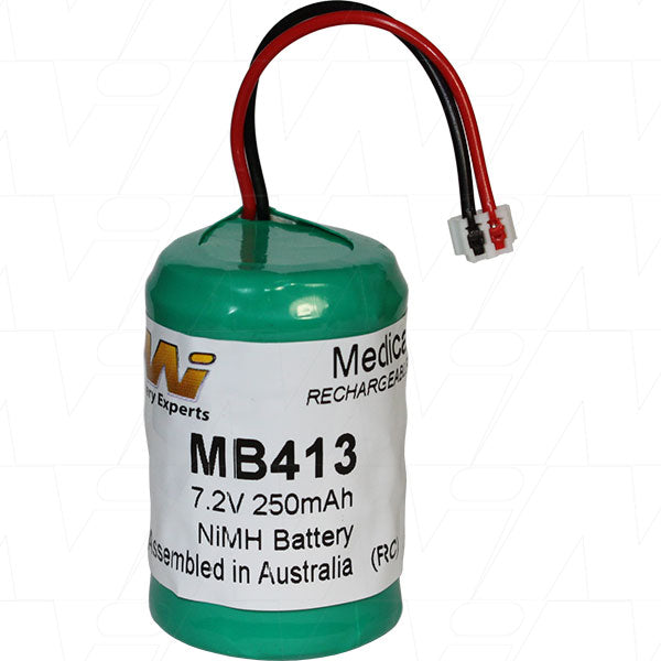 MB413 Medical battery suitable for Imex Freedrop Foetal Doppler Hand Piece (Probe)