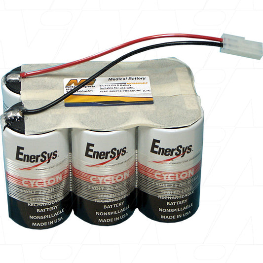 MB440 Medical battery suitable for IVAC 560/565/570 Variable Pressure Pump