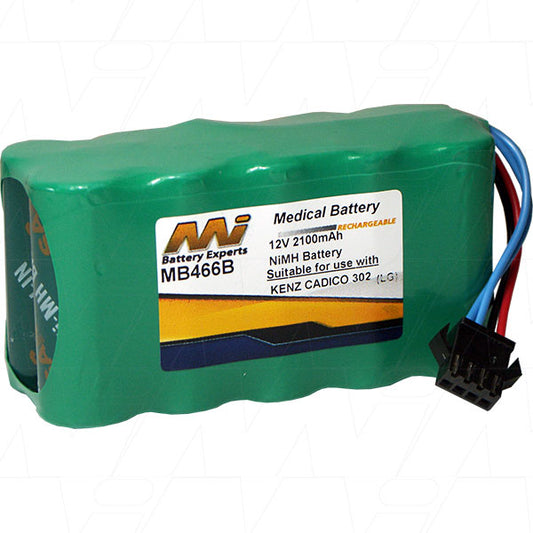 MB466B Medical battery suitable for Kenz Cardico 302