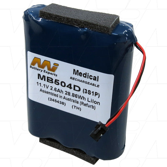 MB504D Medical battery suitable for Designs for Vision LED DayLite DVI-LEDST (Refurbishment)