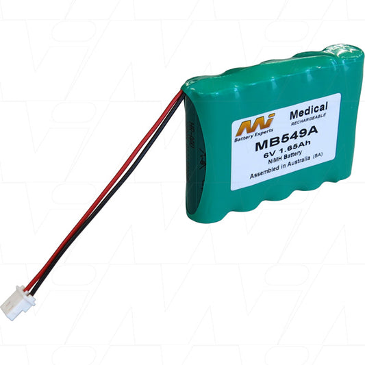 MB549A Medical Battery suitable for MEK Co MP110 Pulse Oximeter