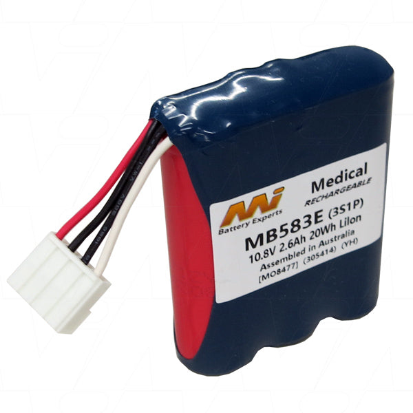 MB583E Medical battery suitable for Mindray BeneHeart R3 Vital Signs ECG Monitor LI13S001A (Refurbishment)