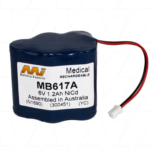 MB617A Medical Battery suitable for Nidek KM-500 Keratometer