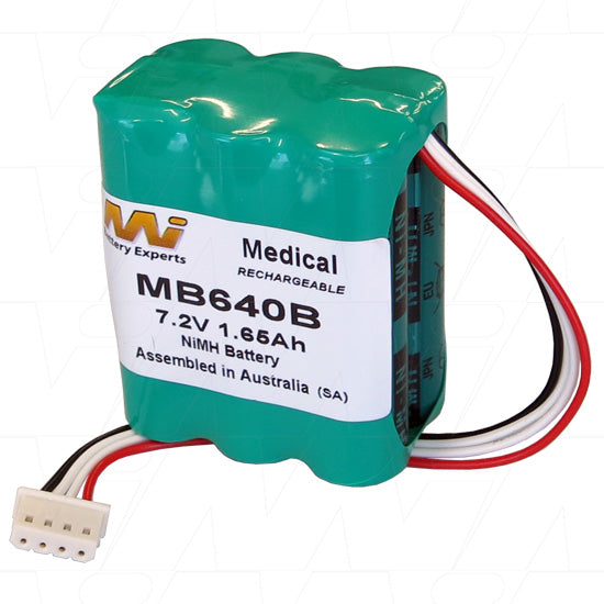 MB640B Medical battery suit. for Nonin 7500 Pulse Oximeter