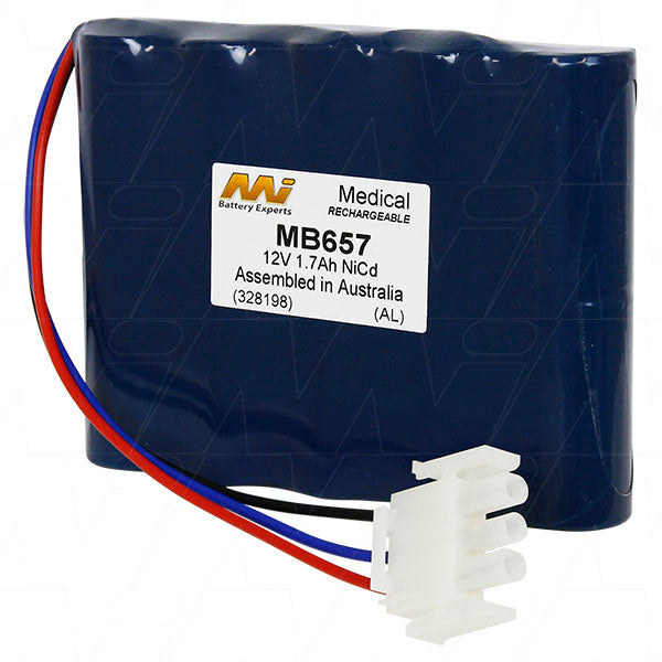 MB757 Medical Battery suitable for Ramsey Coote Fluorescent Lamp