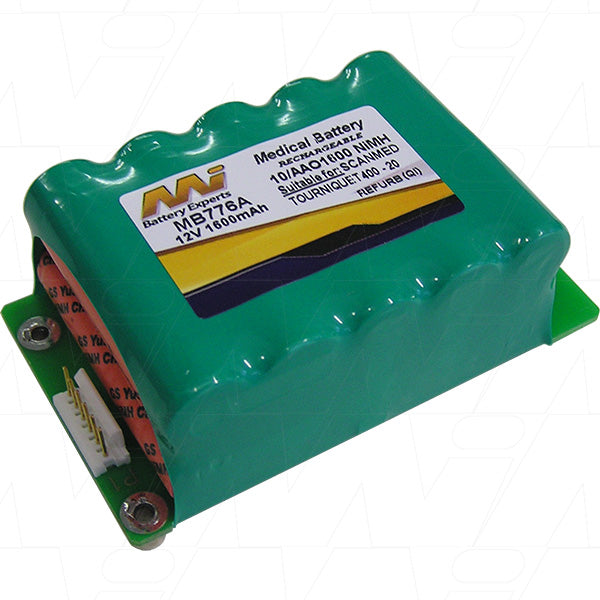 MB776A Medical Battery suitable for use with Scanmed Medical tourniquet 400-40