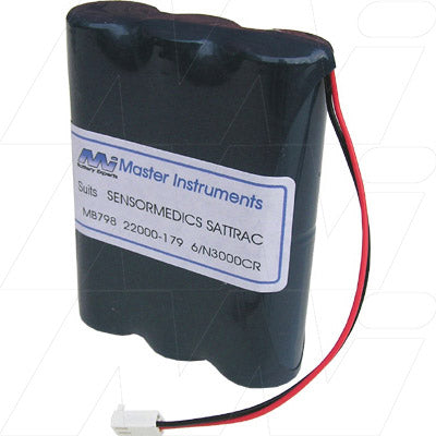 MB798 6/N3000CR Replacement battery suitable for Sensor Medics SAT-TRAK Pulse Oximeter.