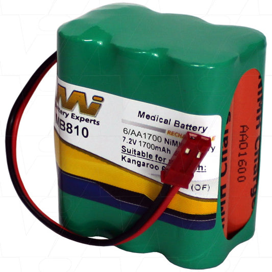 MB810 Medical Battery suitable for Sherwood Medical Kangaroo 624.