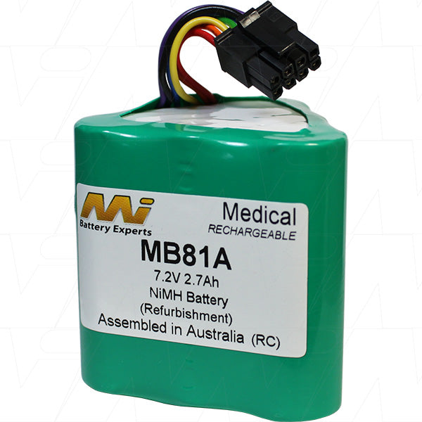 MB81A Medical Battery suitable for Alaris Medical Asena Pump 1000, Asena Syringe Driver (Refurbishment)