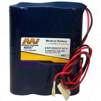 MB897 Medical battery suitable for Terumo STC521