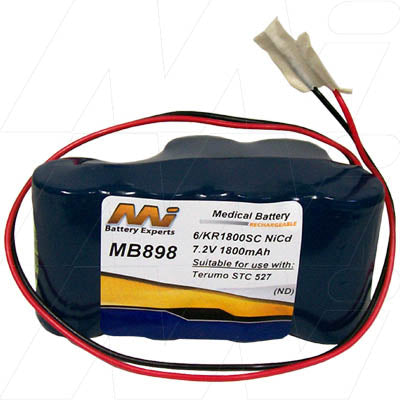 MB898 Medical battery suitable for Terumo STC523, STC527