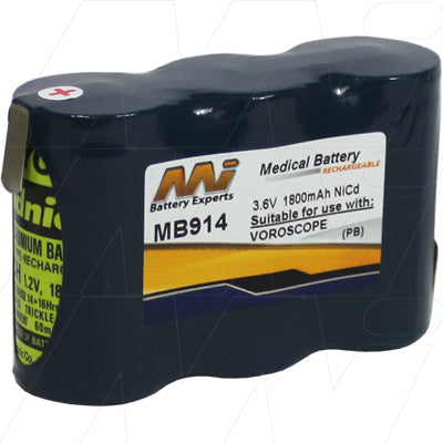 MB914 Medical Battery suitable for Voroscope