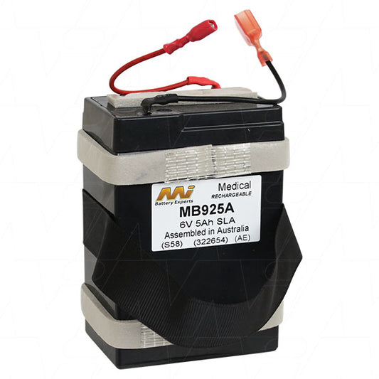 MB925A Medical battery suit. for Welch Allyn CP200 ECG