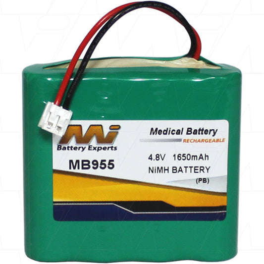 MI Battery Experts MB955 Medical Battery suit. for Fuji Dynamics INF4160 Interferential Treatment