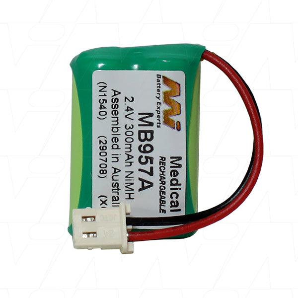 MI Battery Experts MB957A Baby Monitor Battery suitable for Motorola - MBP11, MBP16 & Cordless Telephone model Telstra - 13150