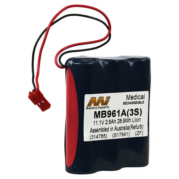 MI Battery Experts MB961A Medical Battery suitable for DP-M250 Doppler (Refurbishment)