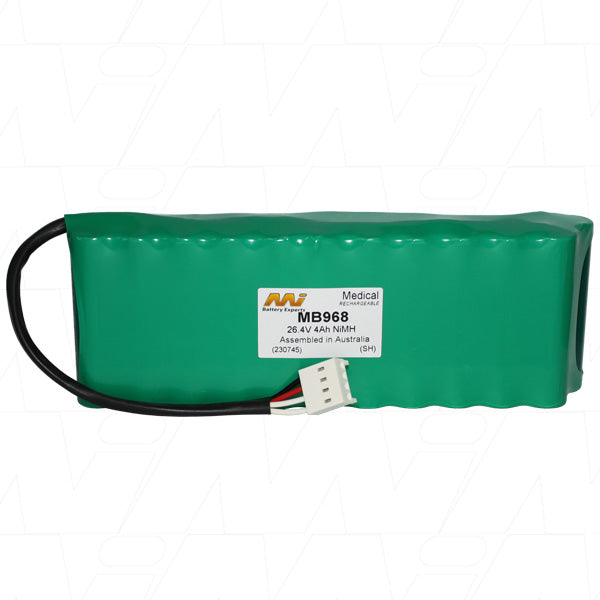 MI Battery Experts MB968 Medical battery suitable for Inditherm Medical Alpha Plus Blanket Warmer