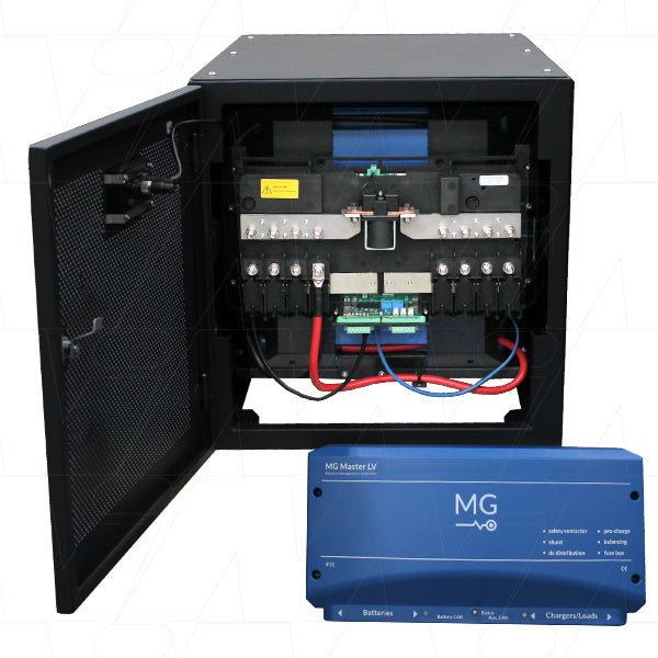 MGER124015 MG Energy 25.2V 600Ah 15.12Wh E-Rack Series Master LiIon NMC Battery + Energy Monitor and Cables (Includes Master LV)