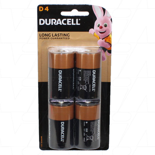 Duracell MN1300B4 Duracell Coppertop Alkaline D, LR20 size Battery