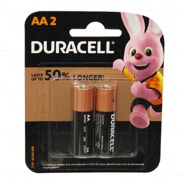 Duracell MN1500B2 Duracell Coppertop Alkaline AA, LR6 size Battery