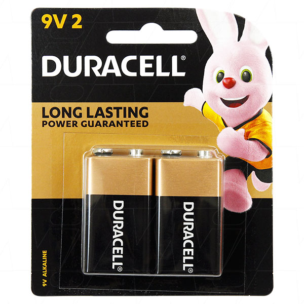 Duracell MN1604B2 Duracell Coppertop Alkaline 9V, 6LR61 Battery