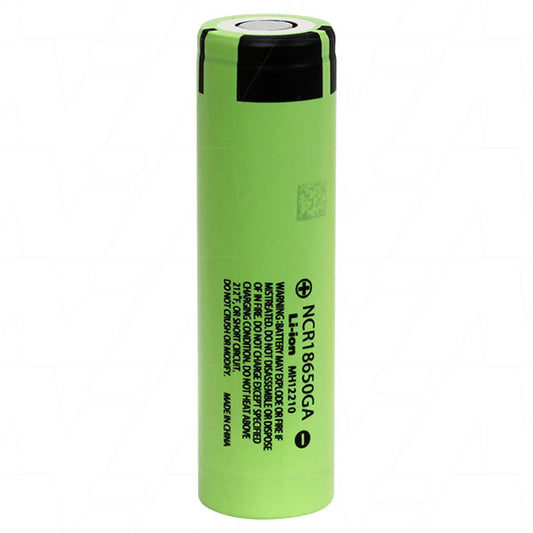 NCR18650GA Panasonic Lithium Ion 3450mAh High Capacity Cylindrical Battery