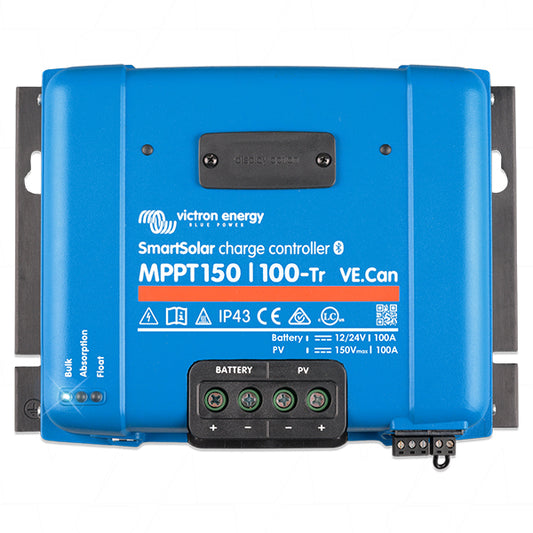 SmartSolar MPPT 150/100A-Tr 12/24V Victron Energy 12V/24V 100A CAN-bus Smart Solar Charge Controller MPPT Type SCC115110412