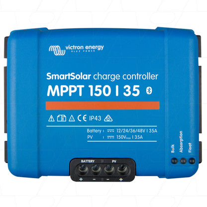 SmartSolar MPPT 150/35 Victron Energy SmartSolar 12V/24V/36V/48V 35A Solar Charge Controller MPPT Type SCC115035210