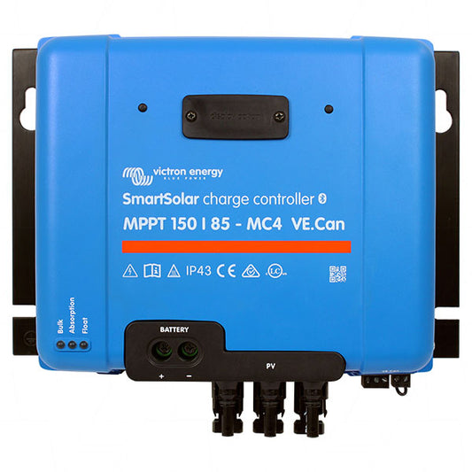 SmartSolar MPPT 150/85-MC4 VE.Can Victron Energy SmartSolar 12V/24V/36V/48V 85A Solar Charge Controller MPPT Type SCC115085511