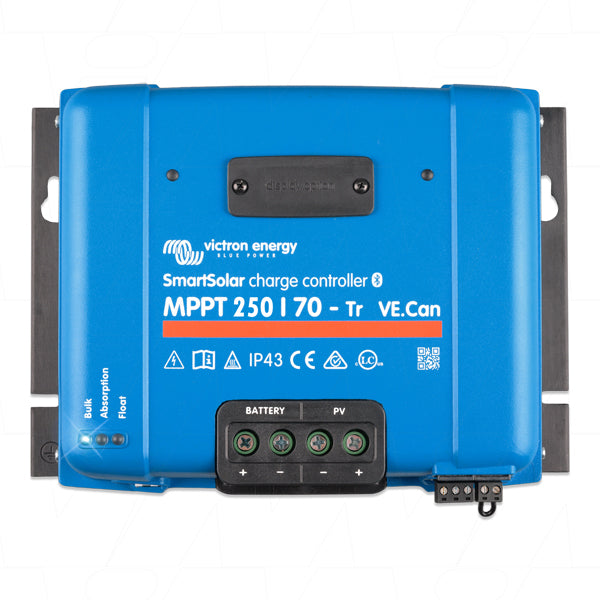 SmartSolar MPPT 250/70-Tr VE.Can Victron Energy 12V/24V/36V/48V 70A CAN-Bus Smart Solar Charge Controller MPPT Type 250/70-Tr VE.Can SCC125070421